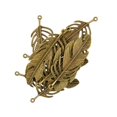 thumbnail image 2 of 10 Piezas De Bronce De Plumas Colgantes De Joyería De Bricolaje Haciendo 70 Mm, 2 of 9