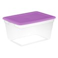thumbnail image 1 of Sterilite Boîte de Rangement 55L - Violet, 1 of 4