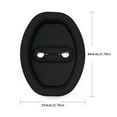Car Silicone Door Protective Cover Universal Silicone Covers Vehicle