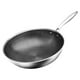 thumbnail image 5 of Freing de la casa Wok Pan conveniente Fry Wok Wok Acero inoxidable Freing Wok, 5 of 7