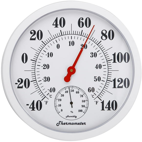 TERMOFLY Thermomètre Hygromètre Premium Intérieur/extérieur 105 Pouces Sans Fil Décoratif
