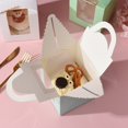 thumbnail image 4 of Hzzsbu Cupcake Boxes, 10 Pcs Single Paper Cupcake Holder Containers, Candy Cookies Desserts Gift Boxes with Window and Handle for Wedding Birthday Party, 4 of 7