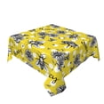 thumbnail image 6 of Zufioo Honeybee Print Square Decorative Tablecloth, Wrinkle-resistant, Waterproof and Oil-resistant Tablecloth Coffee Table Cloth, Suitable for Restaurants-60"x60", 6 of 8