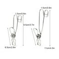 thumbnail image 2 of Hanging Pin Stainless Steel Clothes Pegs Drying Wind-proof Pin Laundry Clips Multi-purpose Clothespins for Kitchen Bathroom Living Room Small, 2 of 7