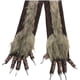thumbnail image 1 of Werewolf Gloves 1 pair Furry Werewolf Hands Gloves Halloween Prop Cosplay Costume Gloves brown, 1 of 5