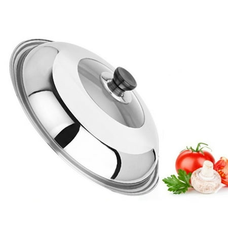 

40CM Replacement Casserole Tempered Glass Saucepan Wok Frying Lid Fit Pans
