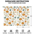 thumbnail image 2 of Autumn Aesthetic Kitchen Curtains 2 Pack - Harvest Festival Theme with Sunflower, Semi-Sheer, 42x63 Inch, 2 of 2