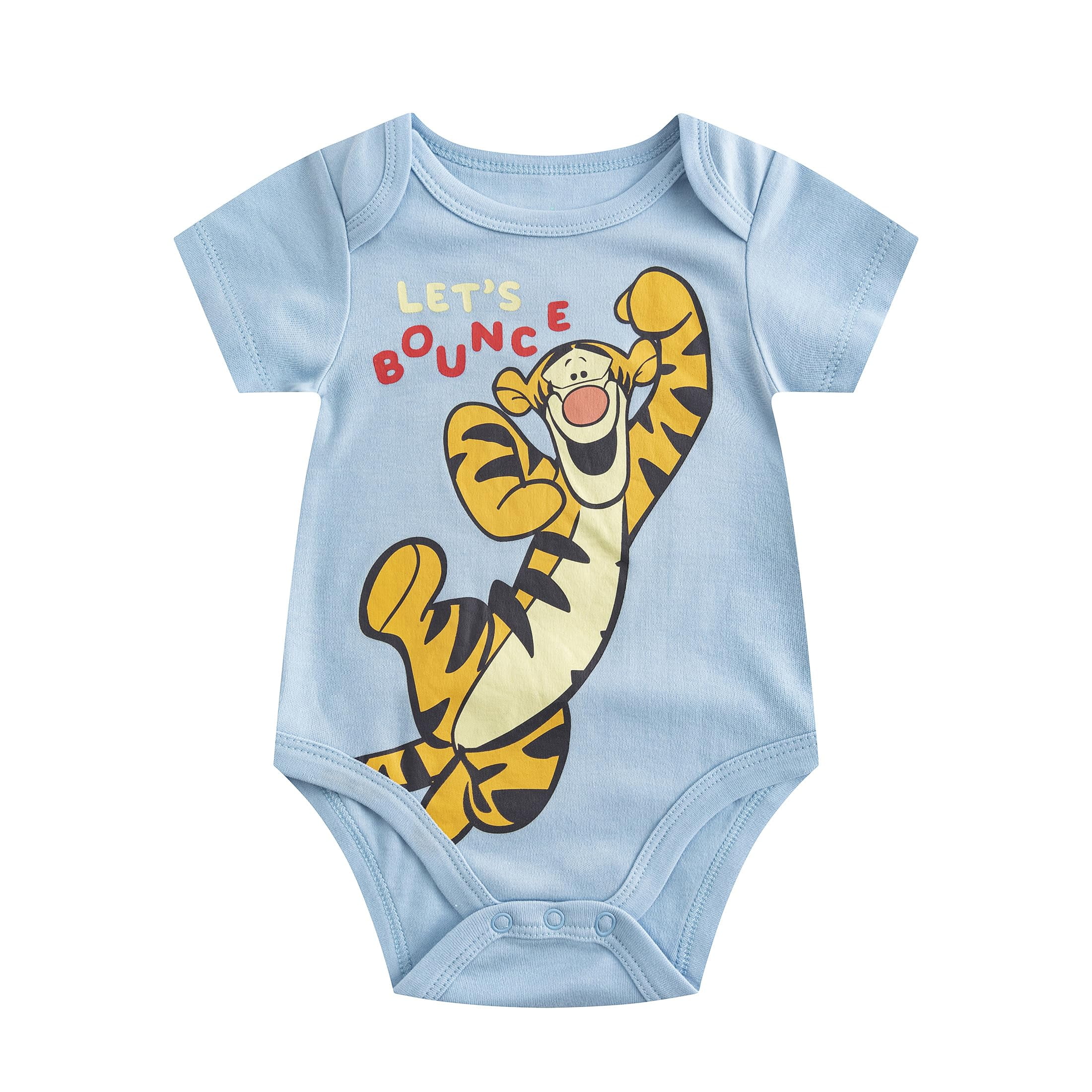 Disney Winnie the Pooh Baby Bodysuits (Boys), 5 Pack, Sizes NB-18M