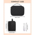 thumbnail image 2 of Cosmético Case Relavel Pequeño Negro 19x14x8 cm Bolsa de Viaje, 2 of 9