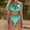 A_ Green, variant on Women Sexy Cutout Bikini Thong Bikini Set Curvy Cutout Two Piece Swimsuit Sporty Bathing Suit Summer Beach Swimwear Hot Pink S