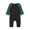 thumbnail image 6 of Votuleazi Christmas Family Pajamas Matching Set Long Sleeve Dinosaur Print Tops and Plaid Pants Sleepwear, 6 of 10