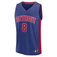 thumbnail image 2 of Youth Fanatics Tim Hardaway Jr. Blue Detroit Pistons Fast Break Replica Player Jersey - Icon Edition, 2 of 3