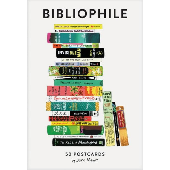 Bibliophile: 50 Postcards : (Literary Postcards, Stationery Gift for Book Lovers) (Postcard book or pack)