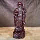 thumbnail image 1 of Ebony wood carving of the Three Star Gods of Fortune, Prosperity, and Longevity - a decorative item for the elderly to celebrate their birthdays and attract wealth in the living room., 1 of 4
