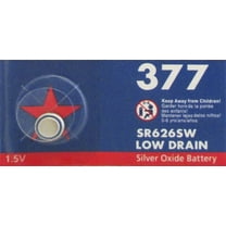 Mercury Free Silver Oxide 377 Battery