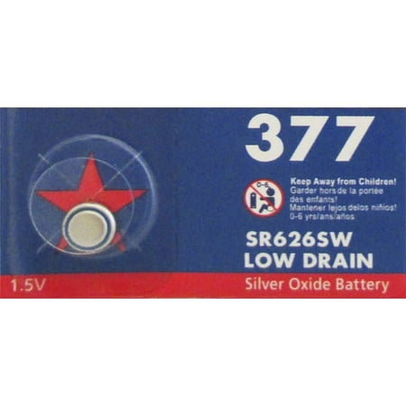 Mercury Free Silver Oxide 377 Battery
