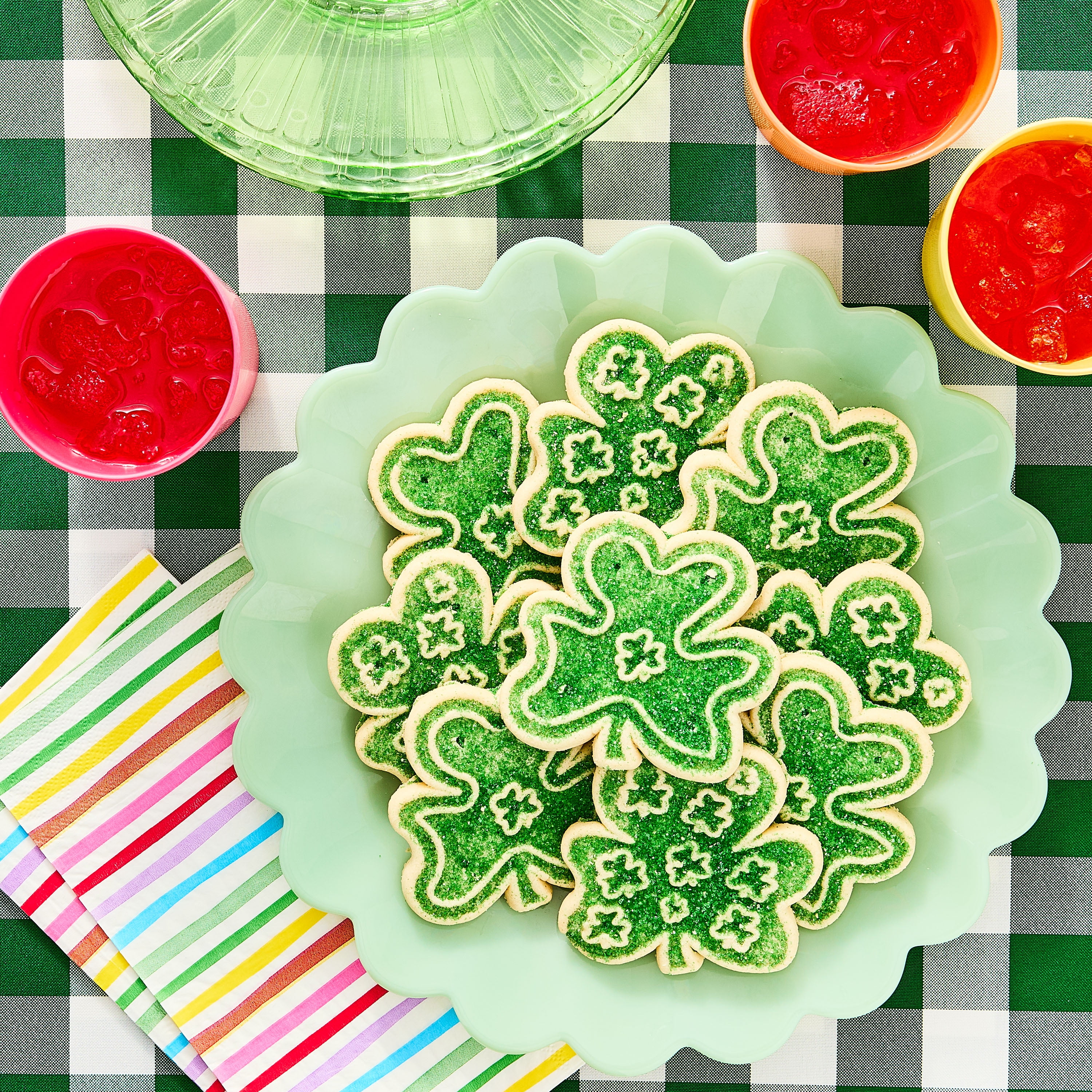 Freshness Guaranteed St. Patrick's Day Baked Shamrock Sugar Cookies, 10.9 oz, 12 Count