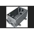 thumbnail image 1 of Caja de enchufe Cantex de PVC rectangular de 15 cm, 1 banda, gris, 1 of 1