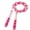 Pink, variant on Toudaret 1 Pcs Beaded Skipping Rope Ergonomic Comfortable Grip Adjustable Flexibility Exercise PVC Physical Testing Training Jump Rope for Sports