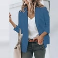 thumbnail image 2 of Qeaghou Savings Blazers for Women Business Casual Long Sleeve Blazer Jackets Lightweight Open Front Cardigan Jacket Work Office Suit, 2 of 6