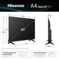 thumbnail image 2 of TELEVISOR HISENSE MOD. 40A4NV SMART ND VIDAA, 2 of 6