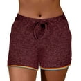 thumbnail image 3 of REALiKUN Yoga Shorts for Women Cotton Summer Casual Low Rise Drawstring Athletic Shorts Slim Soft Lounge Shorts with Pockets, 3 of 7