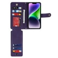 thumbnail image 5 of Feishell Compatible with for iPhone 14 Wallet Case Crossbody, Zipper Phone Case with RFID Blocking Card Holder Wrist Strap Leather Purse Gift for Women For iPhone 14, Purple, 5 of 5