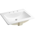 thumbnail image 2 of Proflo PF21188WH Hoffman 21" Rectangular Vitreous China Drop In Bathroom Sink - White, 2 of 5