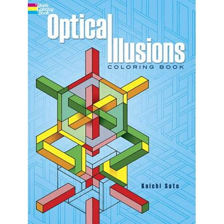 Dover Design Coloring Books: Optical Illusions Coloring Book (One Of The Best Optical Illusion)