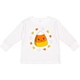 thumbnail image 3 of Inktastic Cute Halloween Candy Corn Boys or Girls Long Sleeve Toddler T-Shirt, 3 of 5