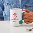 thumbnail image 4 of CafePress - Keep Calm And Listen To Eric Mugs - 15 oz Ceramic Large White Novelty Mug, 4 of 6
