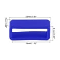 thumbnail image 2 of Unique Bargains Watch Band Strap Loops Silicone for 19mm Width Watch Band, Blue 4 Pack, 2 of 5