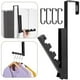 thumbnail image 1 of Gancho de pared plegable, percheros plegables, ganchos para puertas de acero inoxidable, incluye 4 ganchos, para colgar ropa, bolsos, bufandas y coronas navideñas JAMW Sencillez, 1 of 5