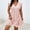 Pink, variant on HAOTAGS Womens Summer Dresses Deep V-Neckline Colorblock Panel Seam Flared A-Line Skirt Plus Size Summer Dress Pink Size 5XL