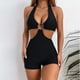 thumbnail image 5 of Traje de baño de bikini ajustable con vendaje informal para mujer Conjunto de ropa de playa, 5 of 5