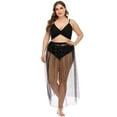 thumbnail image 1 of Traje de baño dividido de encaje sólido para mujer Bikini Ropa de playa Traje de baño Traje de tres piezas Fridja  nalpqowj22129, 1 of 9