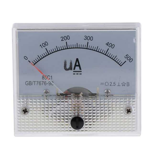 koolsoo Accurate 85C1-uA Panel DC Ampere Tester Current Measuring Tools 0-500uA