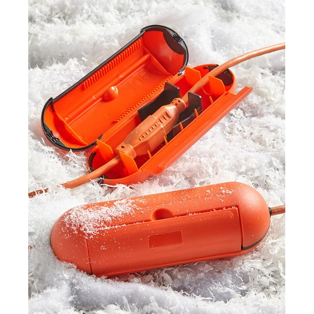 Sets of 2 Extension Cord Safety Seals ( Orange )