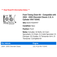 thumbnail image 2 of Front Timing Chain Kit - Compatible with 2004 - 2005 Chevy Classic 2.2L 4-Cylinder VIN F DOHC, 2 of 2