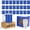 Blue, variant on Makerflo 12 oz Powder Coated Camper Mug with Leak-Proof Lid, Laser Engraving & UV DTF Blank (White – Pack of 25)