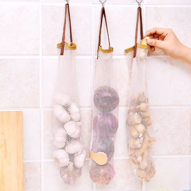 Bolsas de compras ecológicas NikouMX 3 piezas de cocina colgante para almacenamiento alta capacidad