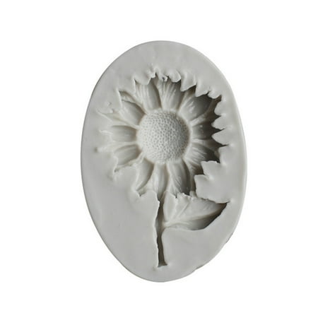 

GYMNASTIKA Cake Mold Sunflower Silicone Mold Fondant Cake Chocolate Polymer Clay Decorative Tool