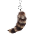 thumbnail image 2 of Porte-clés Queue de Raton Laveur Porte-Clés Esthétique Pendentif de Sac à Main, 2 of 2