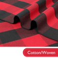 thumbnail image 4 of Alfombra de exterior KIMODE Christmas Buffalo Plaid 90x150 cm rojo/negro, 4 of 7