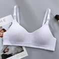 thumbnail image 5 of Girls Seamless Training Bras Kids Sports Thin Cotton Breathable No Wire Teen BraAdjustable A-Cup, 5 of 6