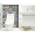 thumbnail image 5 of HomeRoots 400364 8 x 8 in. Linna Multi Blue Mosaic Peel & Stick Tiles, 5 of 6