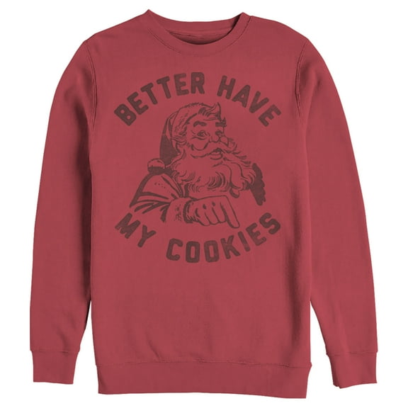 Men's Lost Gods Better Have My Cookies Sweatshirt Red Small