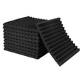 thumbnail image 2 of 50Pcs Acoustic Soundproof Foam Sound Absorbing Panels Sound Insulation Panels Wedge for Studio Wall, 2 of 5