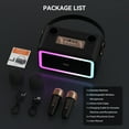 thumbnail image 5 of BIGASUO Karaoke Machine with 2 UHF Wireless Microphone, Portable Bluetooth Karaoke with RGB Colorful Light, Reverb Adjustment, PA System Singing Machine Party Karaoke Speaker, 5 of 14