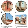 thumbnail image 3 of Designart "Facades of Colorful Cuba II" Architecture Floater Framed Wall Art Living Room, 3 of 7